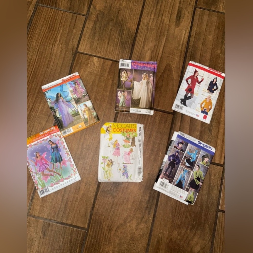 Make your own Halloween costume Simplicity Fairy Costume Patterns - 6 varieties